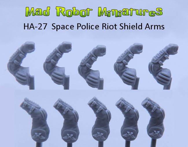 (image for) Space Police Riot Shield Arms