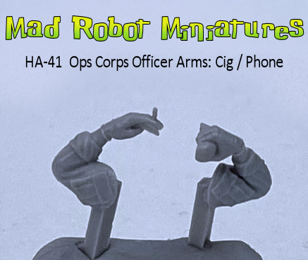 (image for) Ops Corps Officer Arms : Cig / Phone