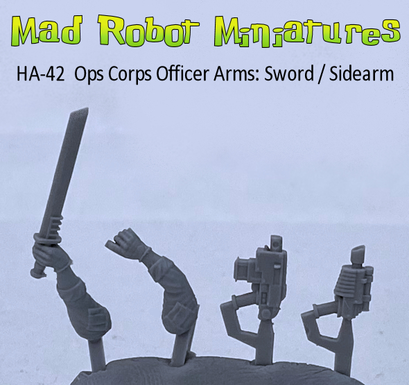 (image for) Ops Corps Officer Arms : Sword / Sidearm