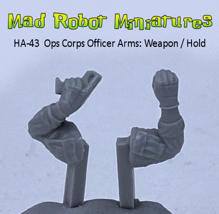 (image for) Ops Corps Officer Arms : Weapon / Hold Sign