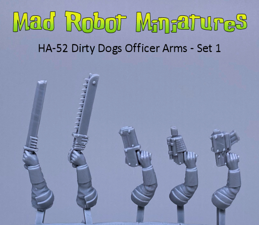 (image for) Dirty Dogs Officer Arms - Set 1
