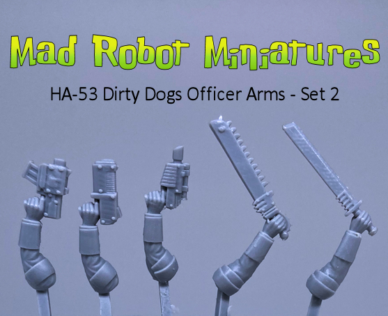 (image for) Dirty Dogs Officer Arms - Set 2