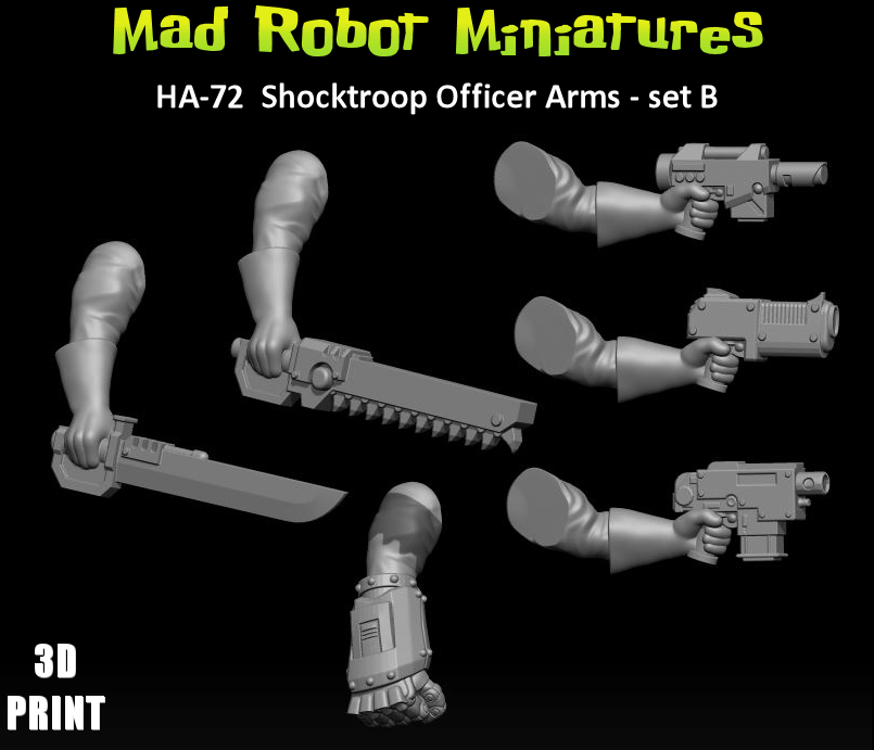 (image for) Shocktroop Officer Arms - set B *