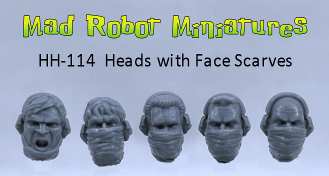(image for) Heads with Face Scarves