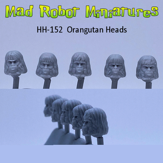 (image for) Orangutan Heads