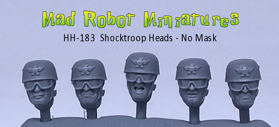 (image for) Shocktroop Heads - No Masks