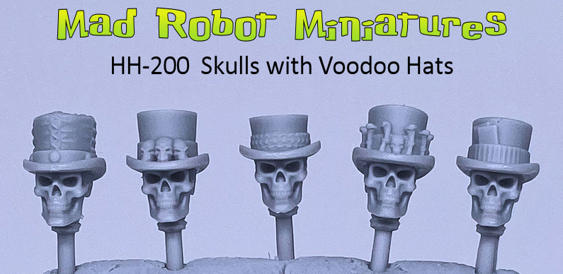 (image for) Skulls with Voodoo Hats