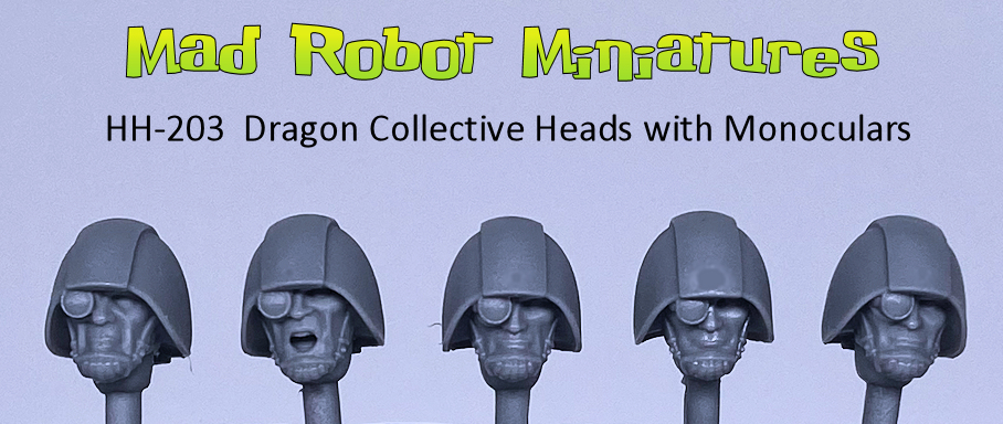 (image for) Dragon Collective Heads with Monoculars