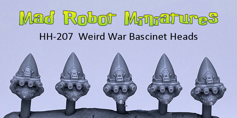 (image for) Weird War Bascinet Heads