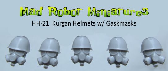 (image for) Kurgan Helmet Heads with Gasmasks