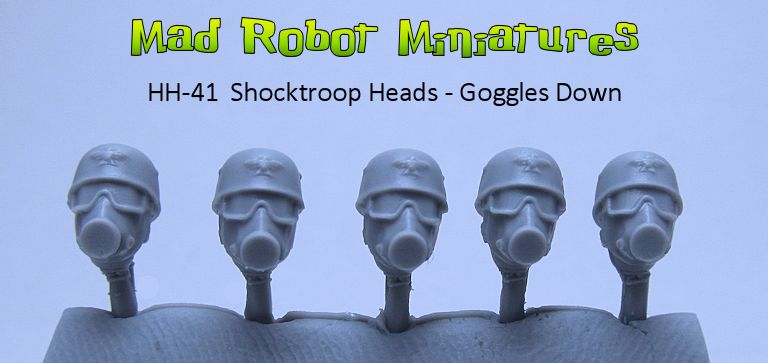 (image for) Shocktroop Heads - Goggles Down