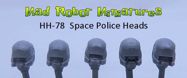 (image for) Space Police Heads (Dred Heads)
