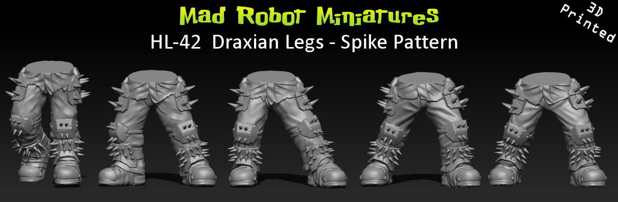 (image for) Draxian Renegade Legs - Spike Pattern *