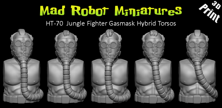 (image for) Jungle Fighter Gasmask Hybrid Torsos *