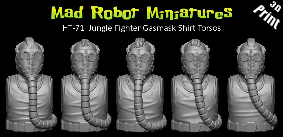 (image for) Jungle Fighter Gasmask Shirt Torsos *