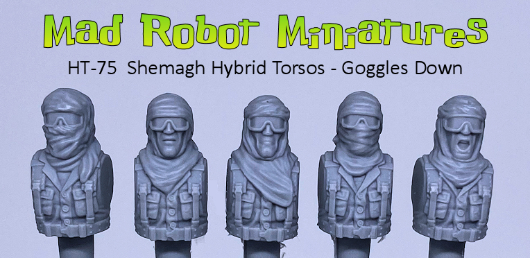 (image for) Shemagh Hybrid Torsos - Goggles Down