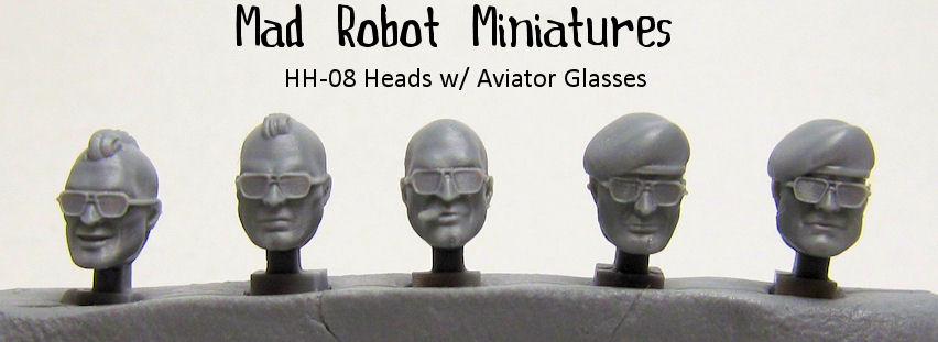 (image for) Heads w/ Aviator Sunglasses