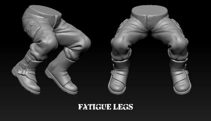 (image for) Biker Legs with Fatigues